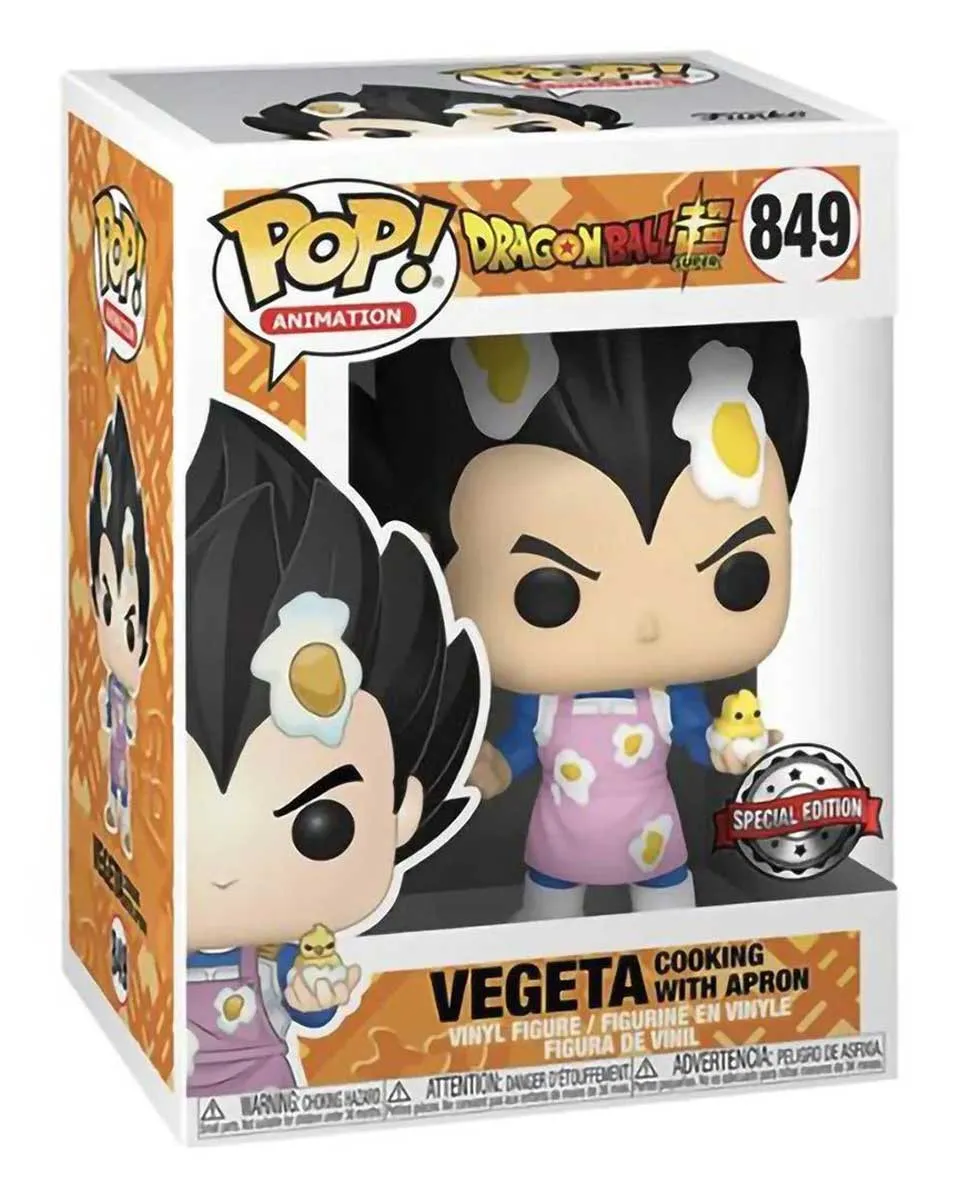 Bobble Figure Dragon Ball Super POP! - Vegeta Cooking with Apron 