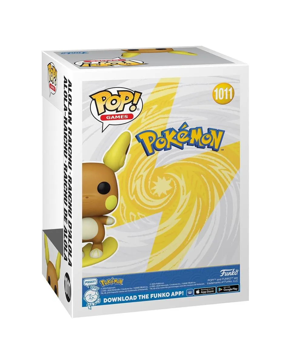 Bobble Figure Games - Pokemon POP! - Alolan Raichu 