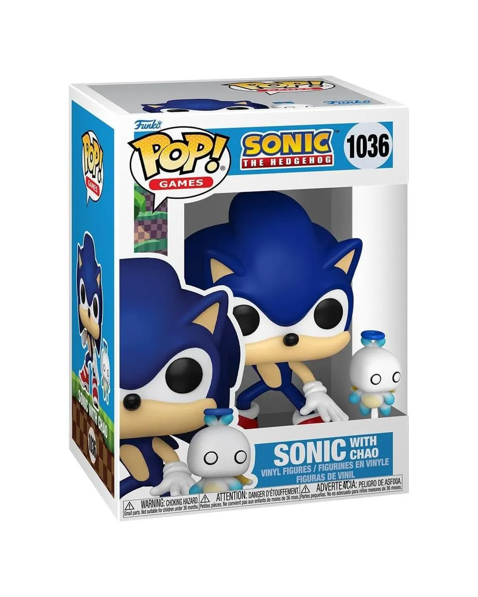 Bobble Figure Games - Sonic the Hedgehog POP! - Sonic with Chao 