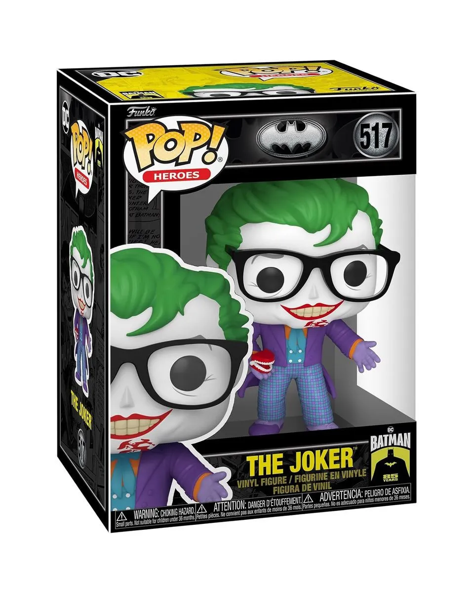 Bobble Figure DC - Batman 85th Anniversary POP! - The Joker #517 