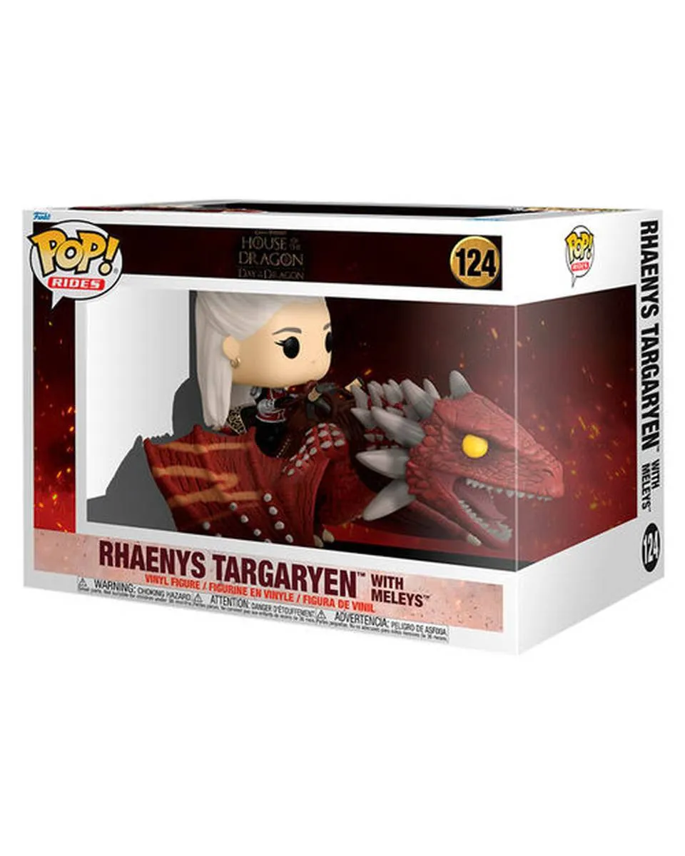 Bobble Figure Rides - House of the Dragon POP! - Rhaenys Targaryen with Meleys 