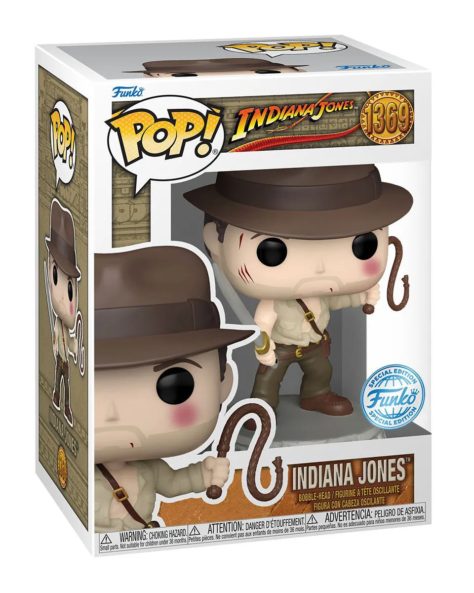 Bobble Figure Indiana Jones POP! - Indiana Jones with Whip - Special Edition 