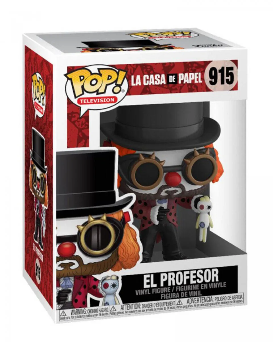 Bobble Figure Television - La Casa De Papel POP! - El Profesor 