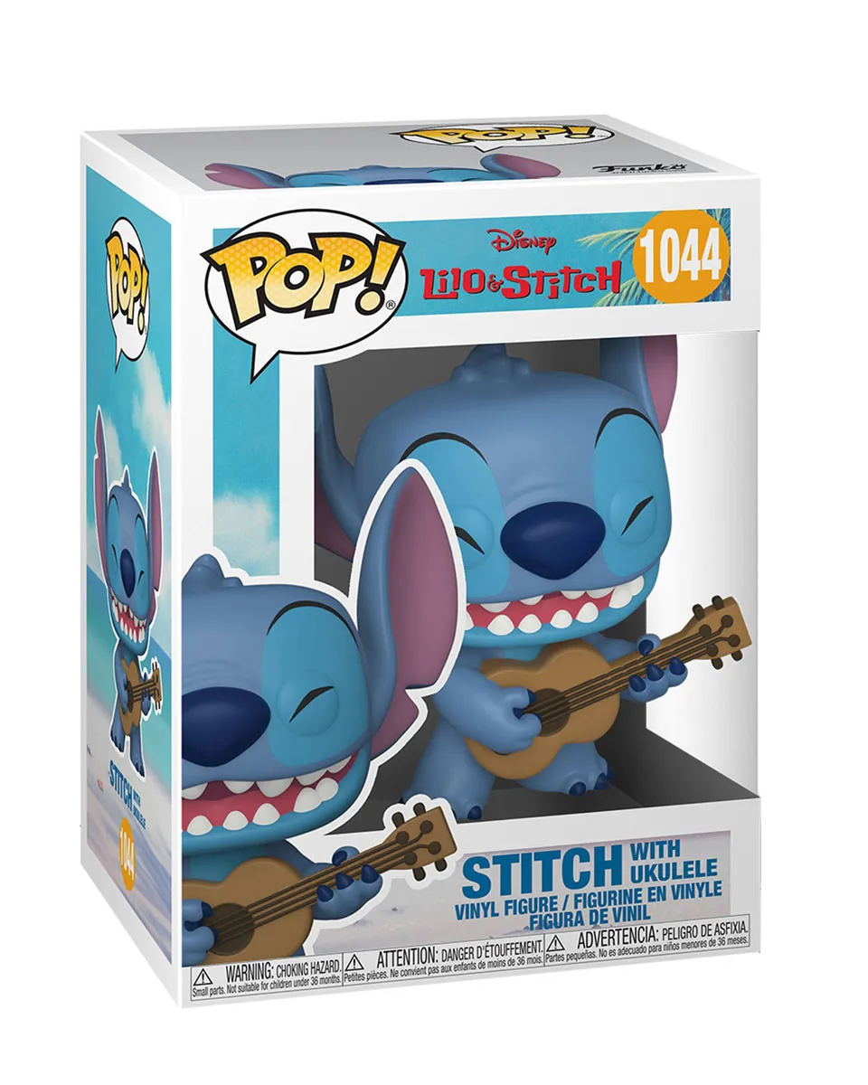 Bobble Figure Disney - Lilo & Stitch POP! - Stitch with Ukelele 