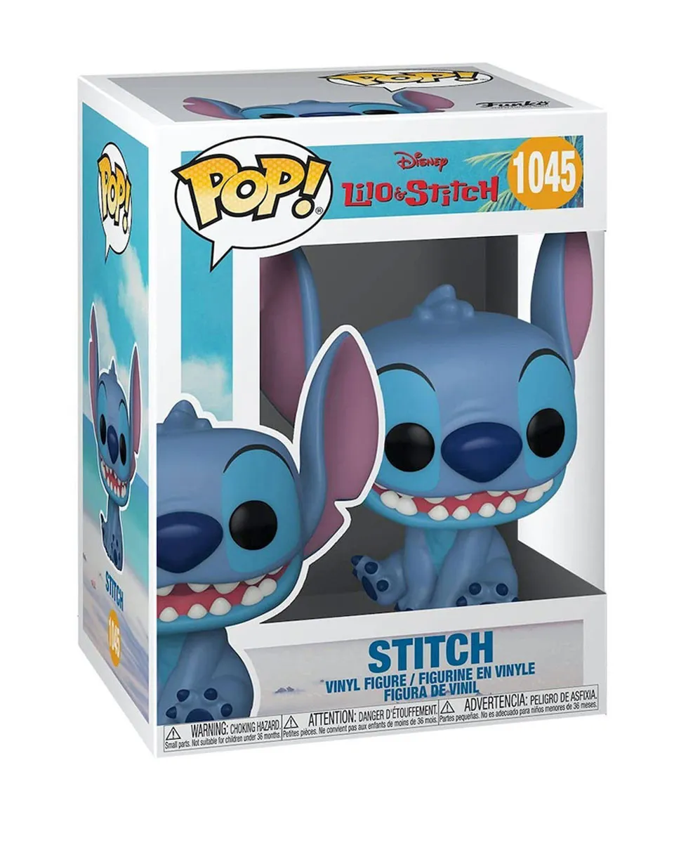 Bobble Figure Disney - Lilo & Stitch POP! - Smiling Seated Stitch 