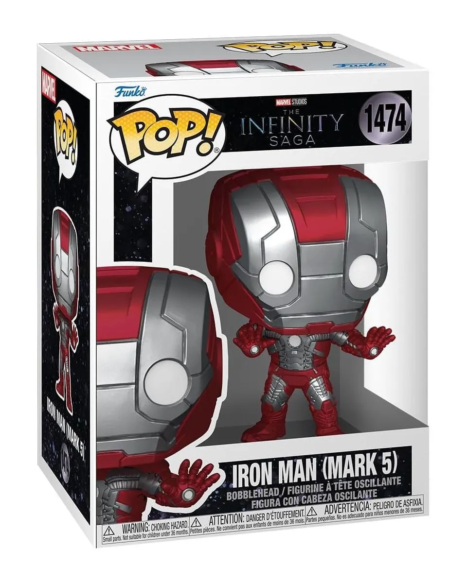 Bobble Figure Marvel - Avengers POP! Infinity Saga - Iron Man (Mark 5) 