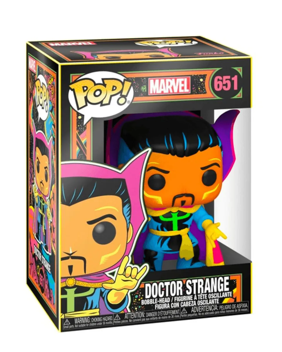 Bobble Figure Marvel - Doctor Strange POP! - Dr. Strange (Black Light) - Special Edition 