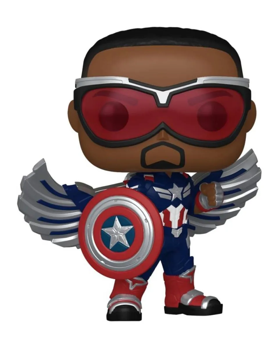 Bobble Figure Marvel - Captain America Brave New World POP! - Captain America 