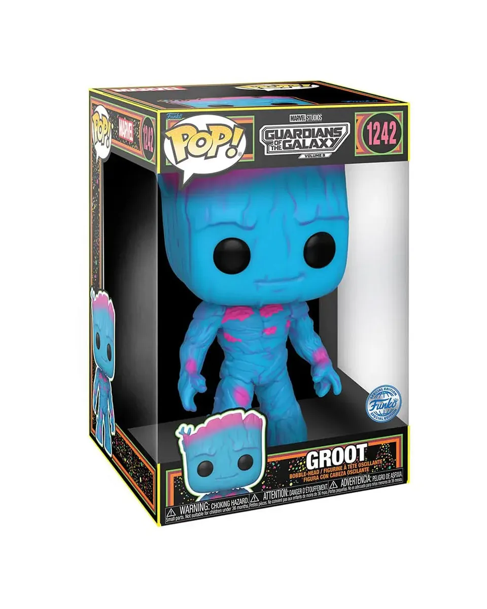 Bobble Figure Marvel - Guardians of the Galaxy POP! - Groot (Blacklight) 