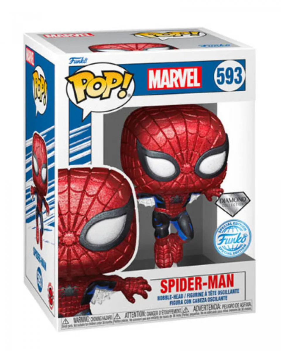 Bobble Figure Marvel - Spider-Man POP! Beyond Amazing - Spider-Man - Diamond Collection 