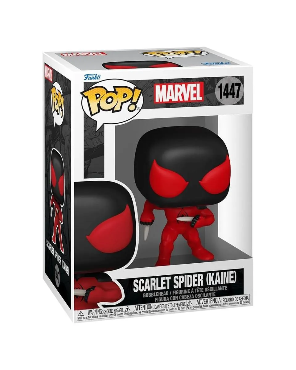 Bobble Figure Marvel - Spider-Man POP! - Scarlet Spider (Kaine) 