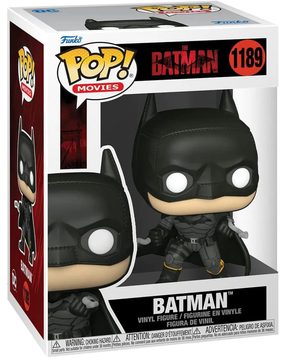 Bobble Figure DC - The Batman POP! - Batman (Battle Ready) 
