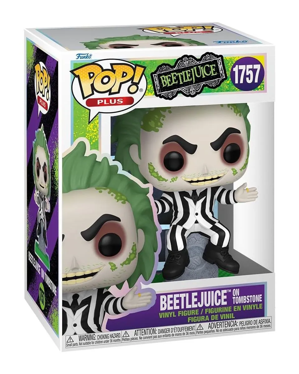 Bobble Figure Movies - Beetlejuice POP! - Beetlejuice On Tombstone 