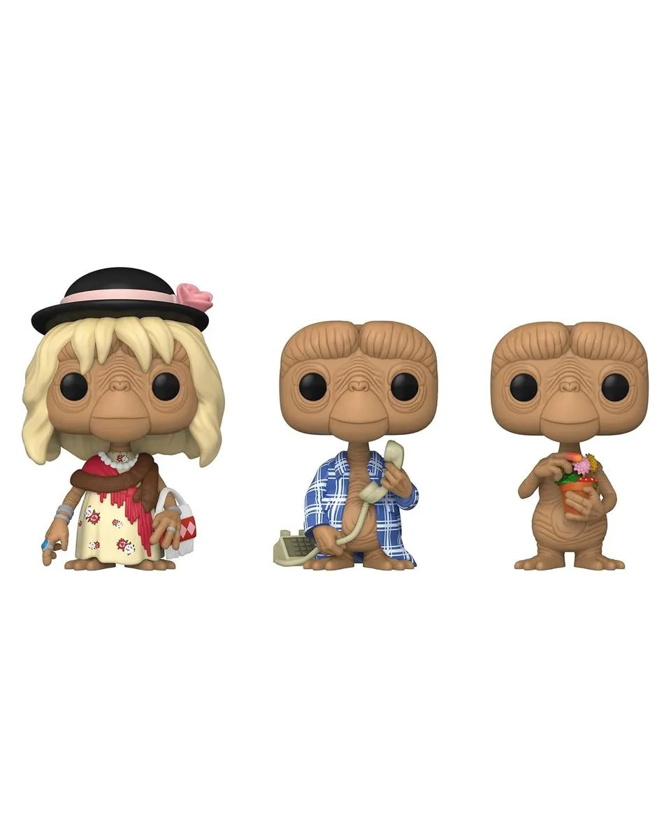 Bobble Figure Movies - E.T. 40th Anniversary POP! - E.T. 3-Pack 