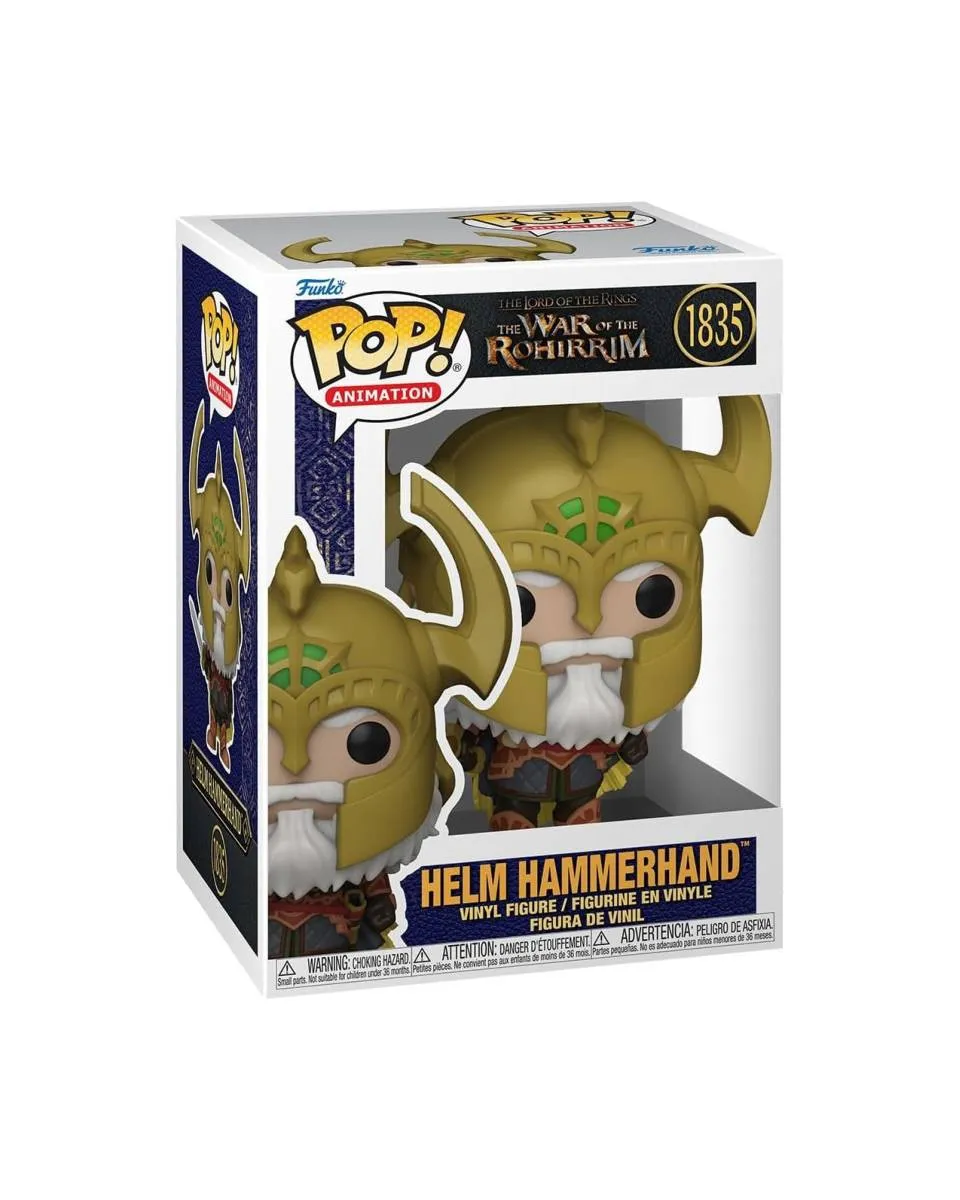 Bobble Figure Movies - The Lord of the Rings - The War of Rohirrim POP! - Helm Hammerhand 