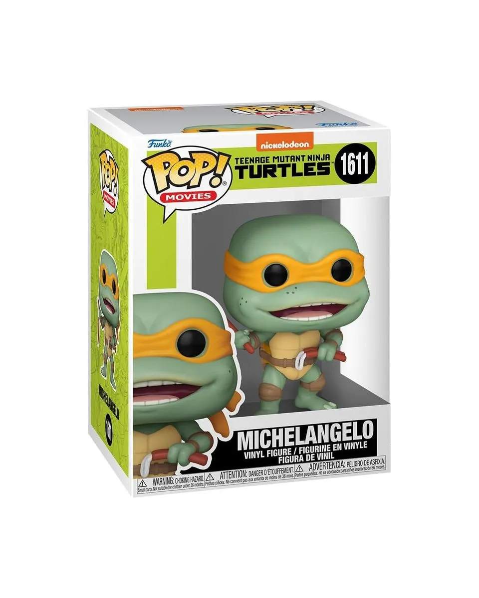 Bobble Figure Movies - Teenage Mutant Ninja Turtles POP! - Michelangelo Sausage Link Nunchucks 