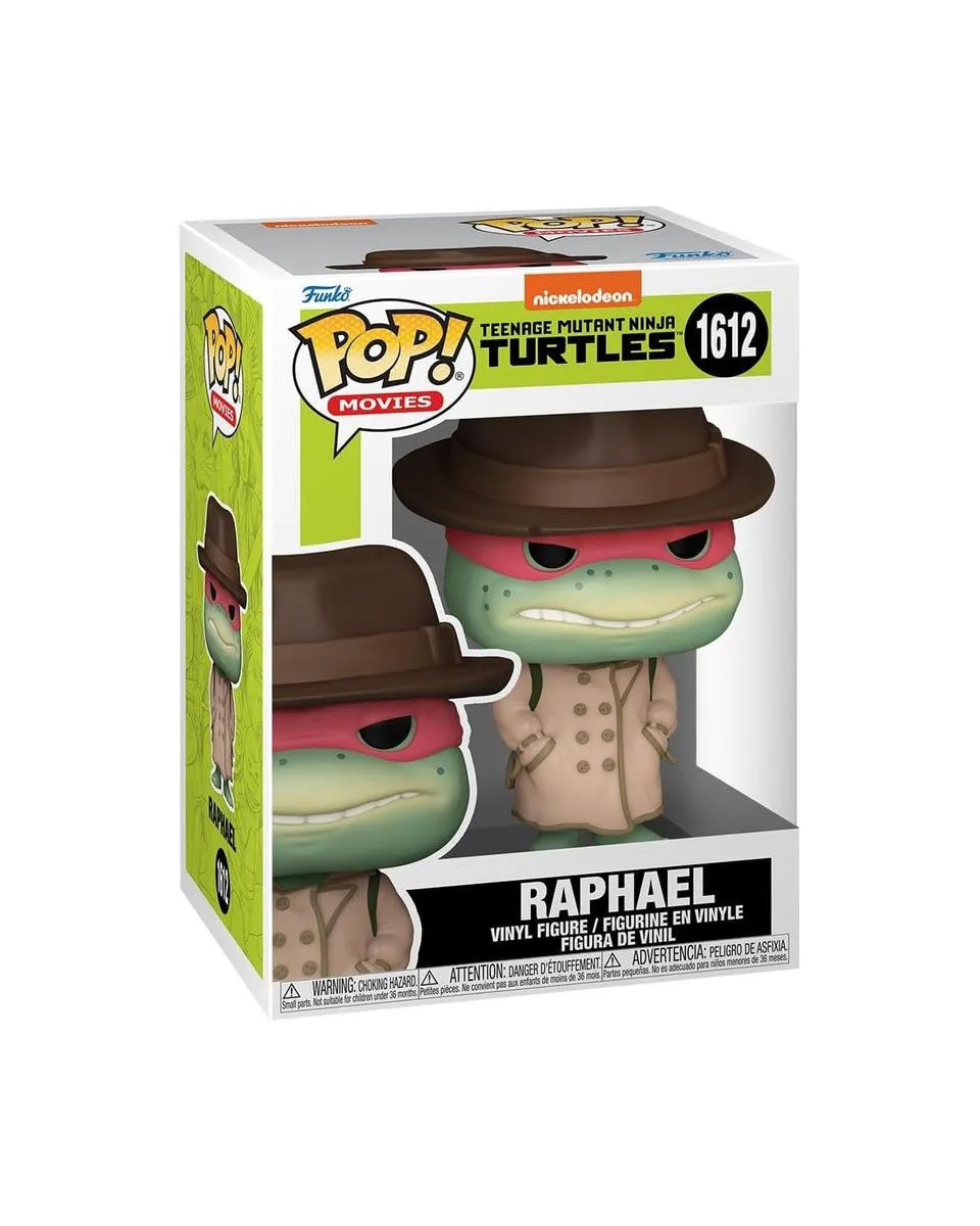 Bobble Figure Movies - Teenage Mutant Ninja Turtles POP! - Raphael with Coat & Hat 