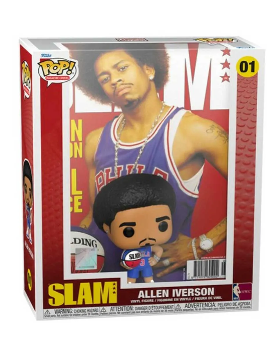 Bobble Figure NBA Magazine Covers POP! - Slam - Allen Iverson 