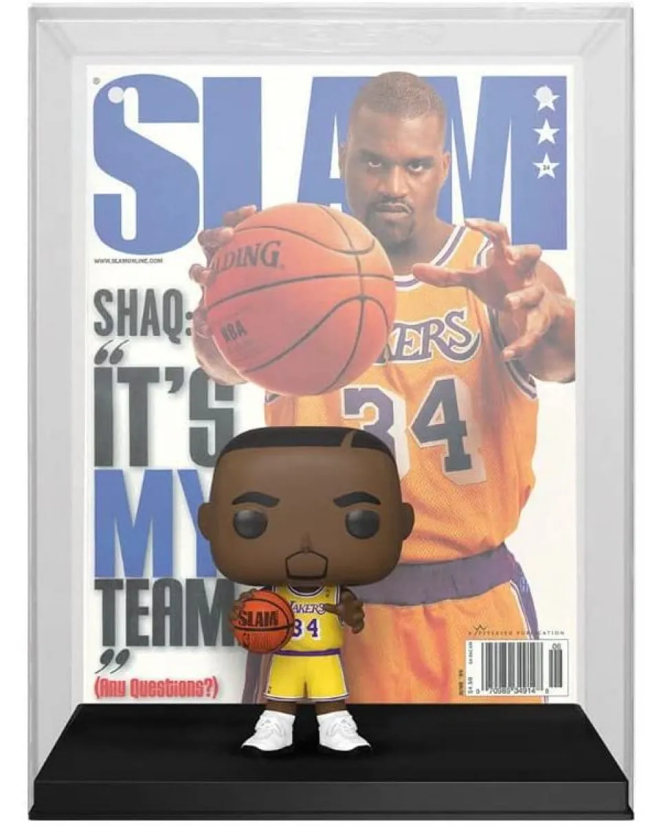 Bobble Figure Basketball NBA - LA Lakers POP! Magazine Covers - Slam - Shaquille O'Neal 