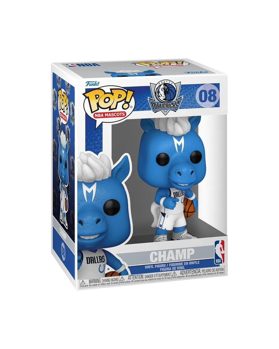 Bobble Figure Basketball NBA - Dallas Mavericks POP! - Champ - Mascots 
