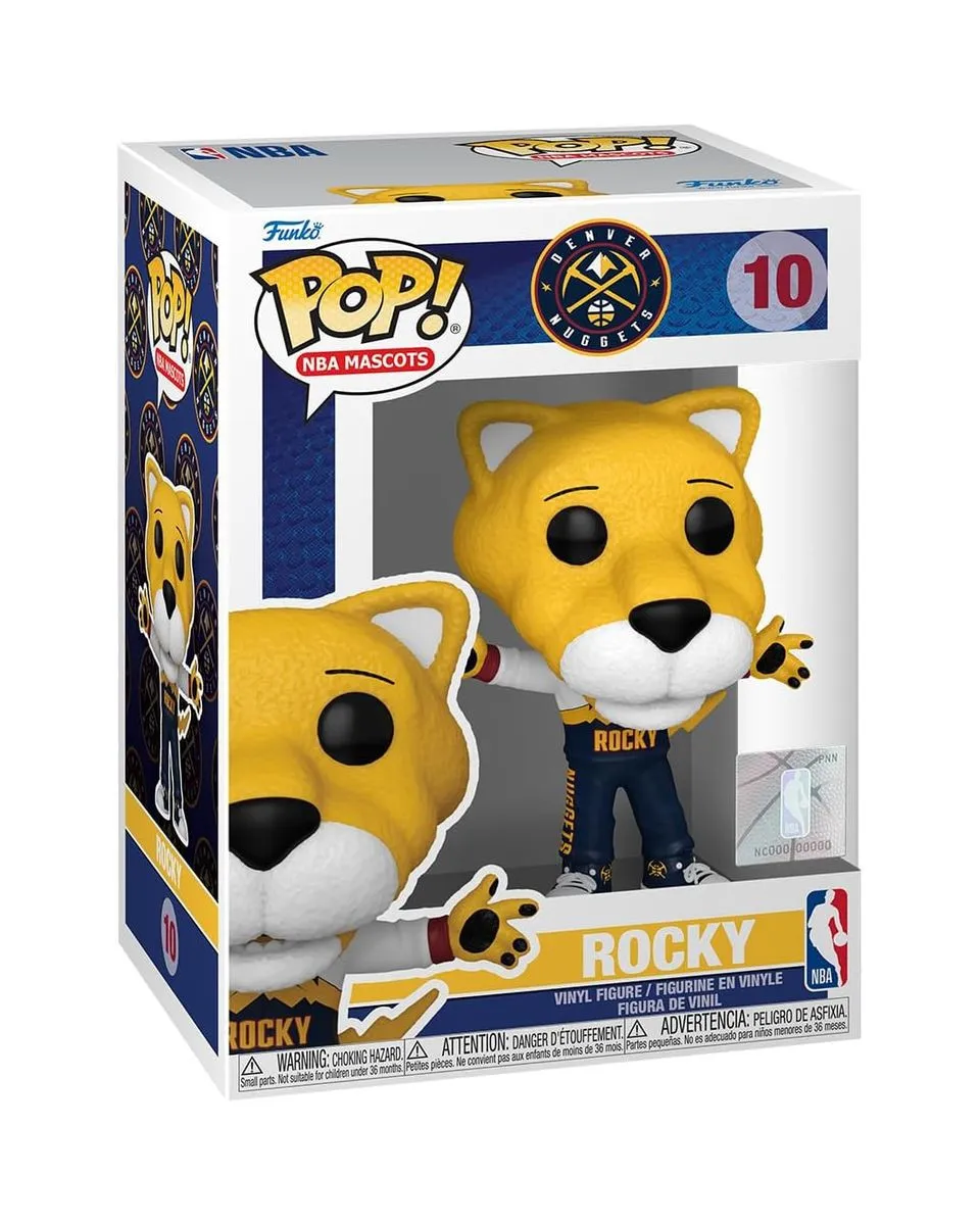 Bobble Figure Basketball NBA - Denver Nuggets POP! - Rocky - Mascots 