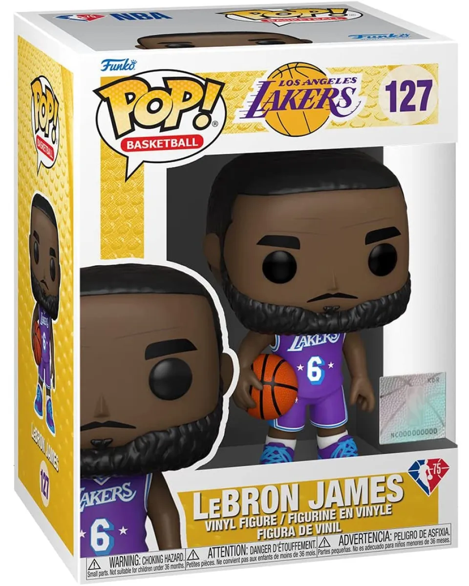 Bobble Figure Basketball - NBA LA Lakers POP! - LeBron James #127 