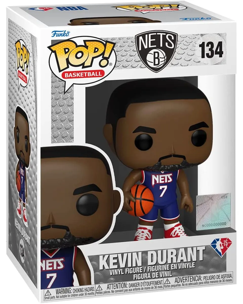 Bobble Figure Basketball - NBA Brooklyn Nets POP! - Kevin Durant 