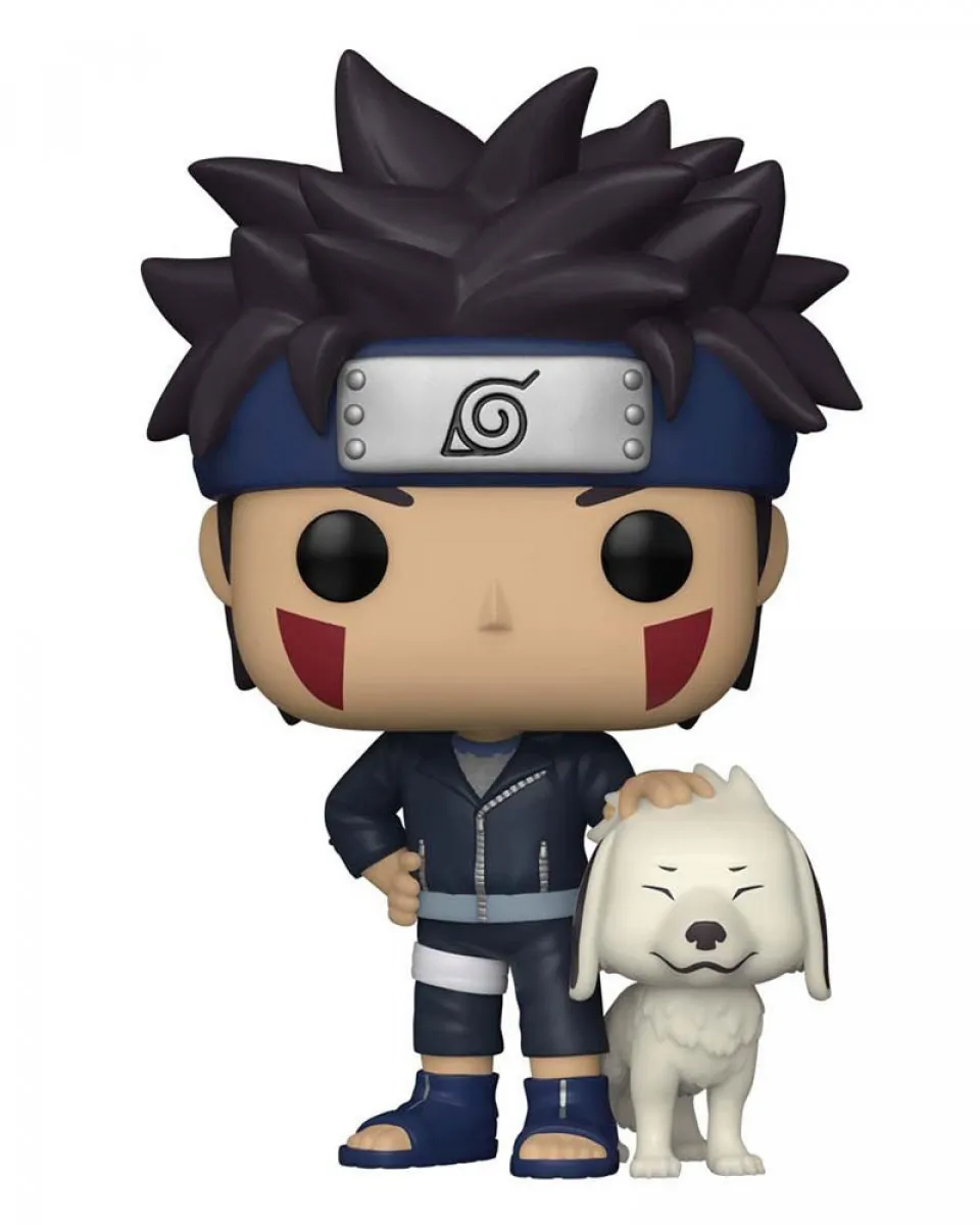 Bobble Figure Anime - Naruto Shippuden POP! - Kiba with Akamaru 