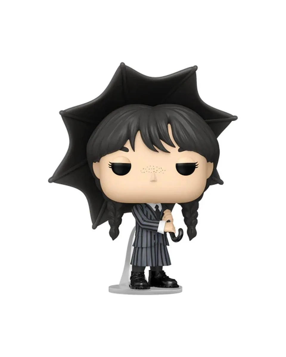 Bobble Figure Television - Wednesday POP! - Wednesday Addams with Umbrella  - Special Edition 