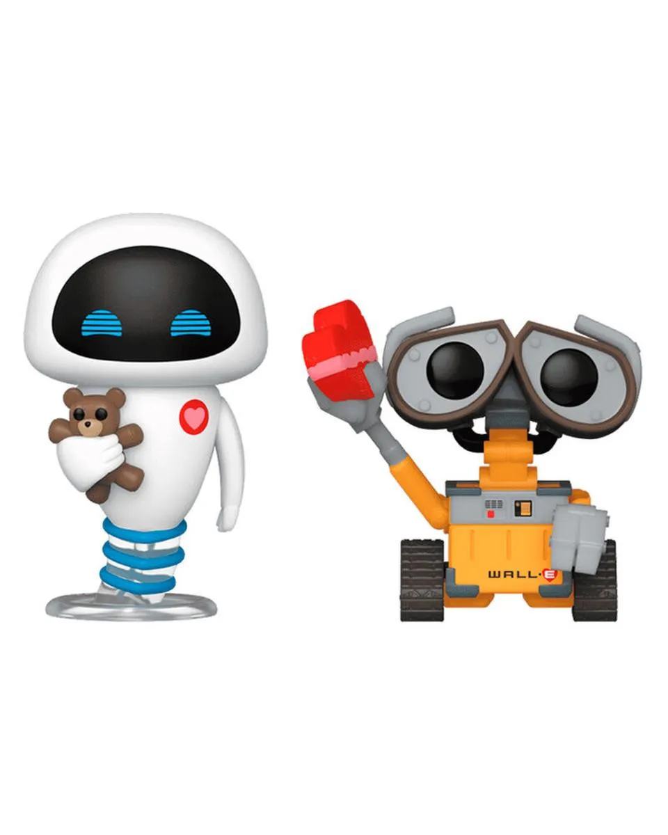 Bobble Figure Pocket - Wall-E POP! - Eve & Wall-E - 2-Pack Valentines 