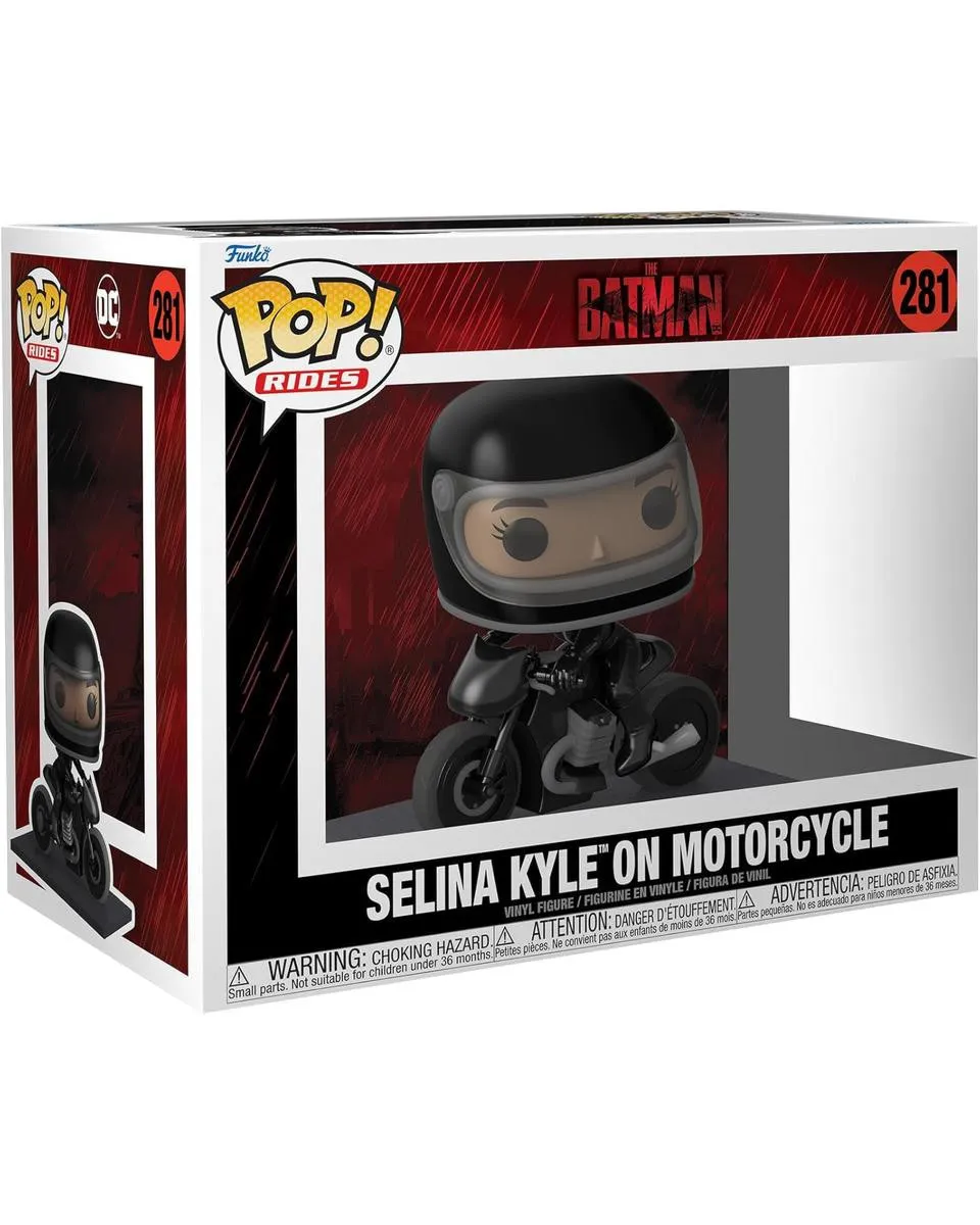 Bobble Figure Rides - Batman POP! - Seline Kyle on Motorcycle 