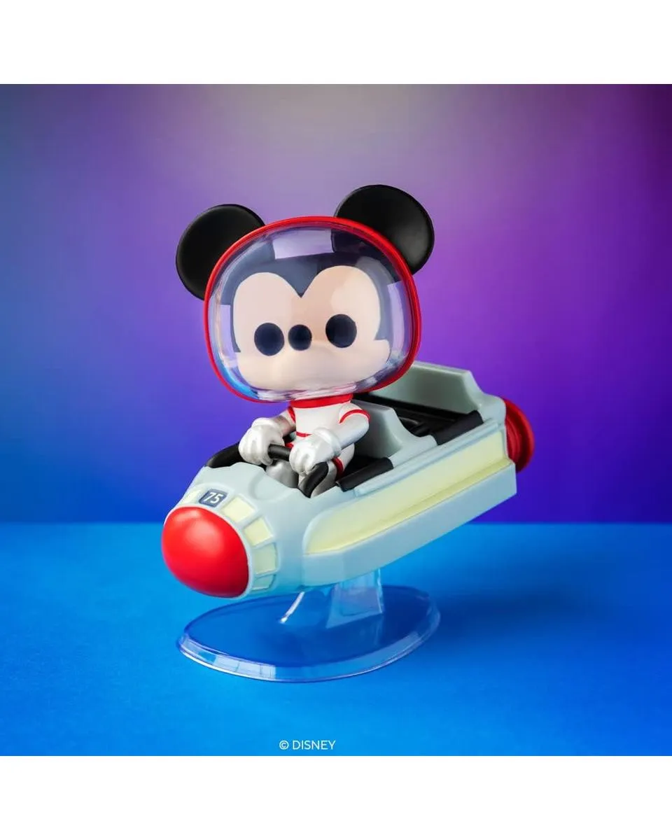 Bobble Figure Rides - Disney POP! - Mickey Mouse ad the Space Mountain Attraction 