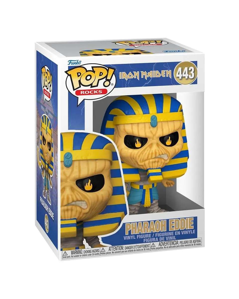 Bobble Figure Rocks - Iron Maiden POP! - Pharaoh Eddie 
