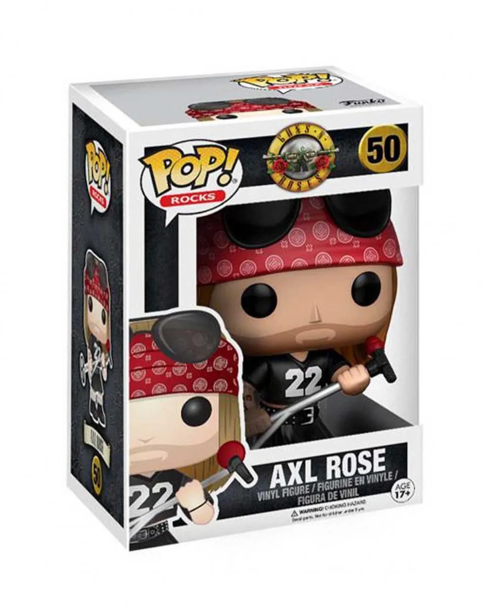 Bobble Figure Rocks - Guns N' Roses POP! - Axl Rose 
