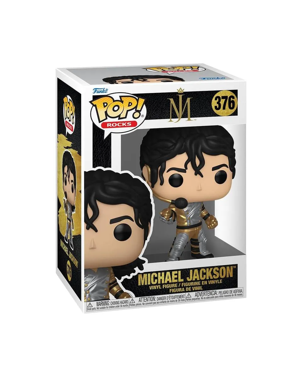 Bobble Figure Rocks - Michael Jackson POP! - Michael Jackson (Armor) 