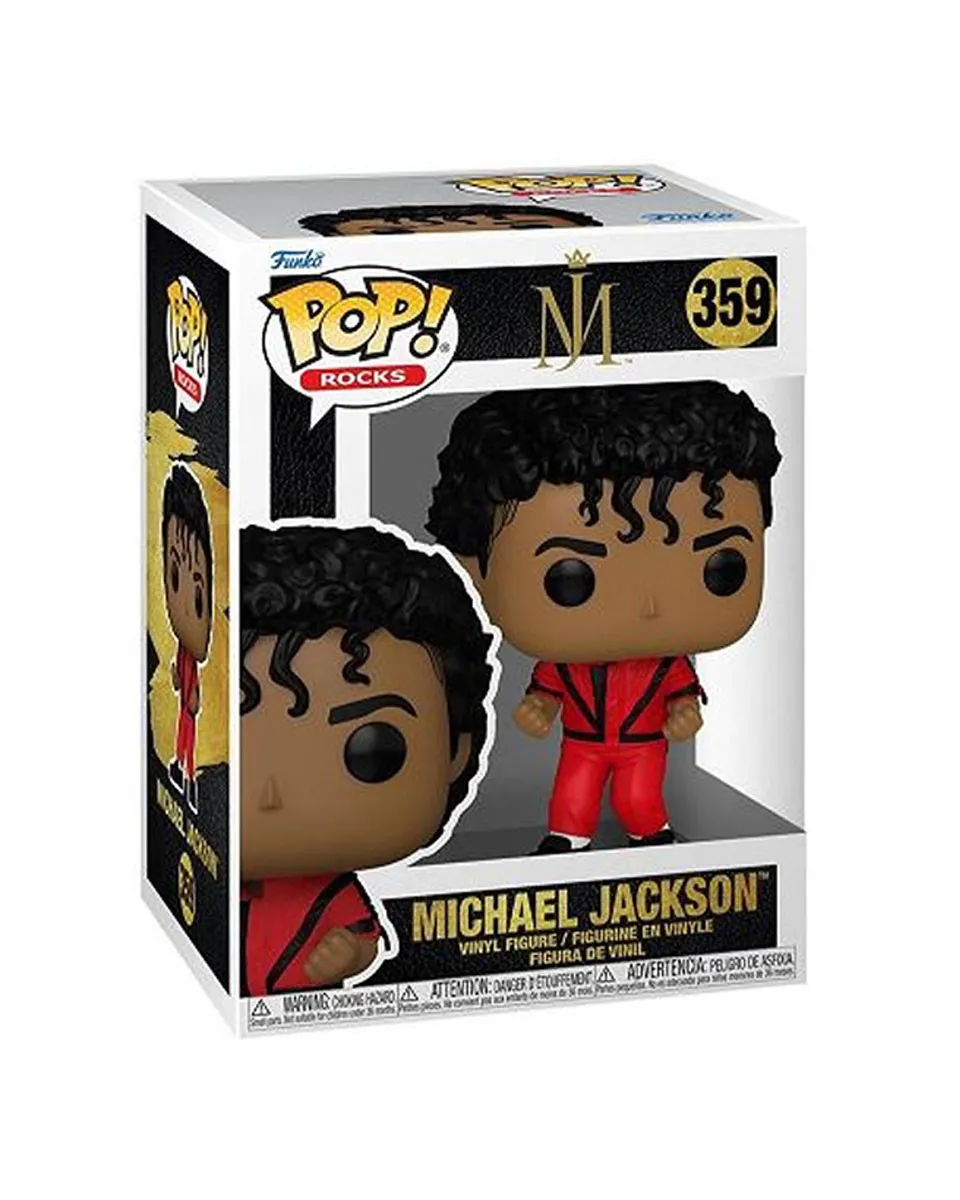 Bobble Figure Rocks - Michael Jackson POP! - Michael Jackson (Thriller) 