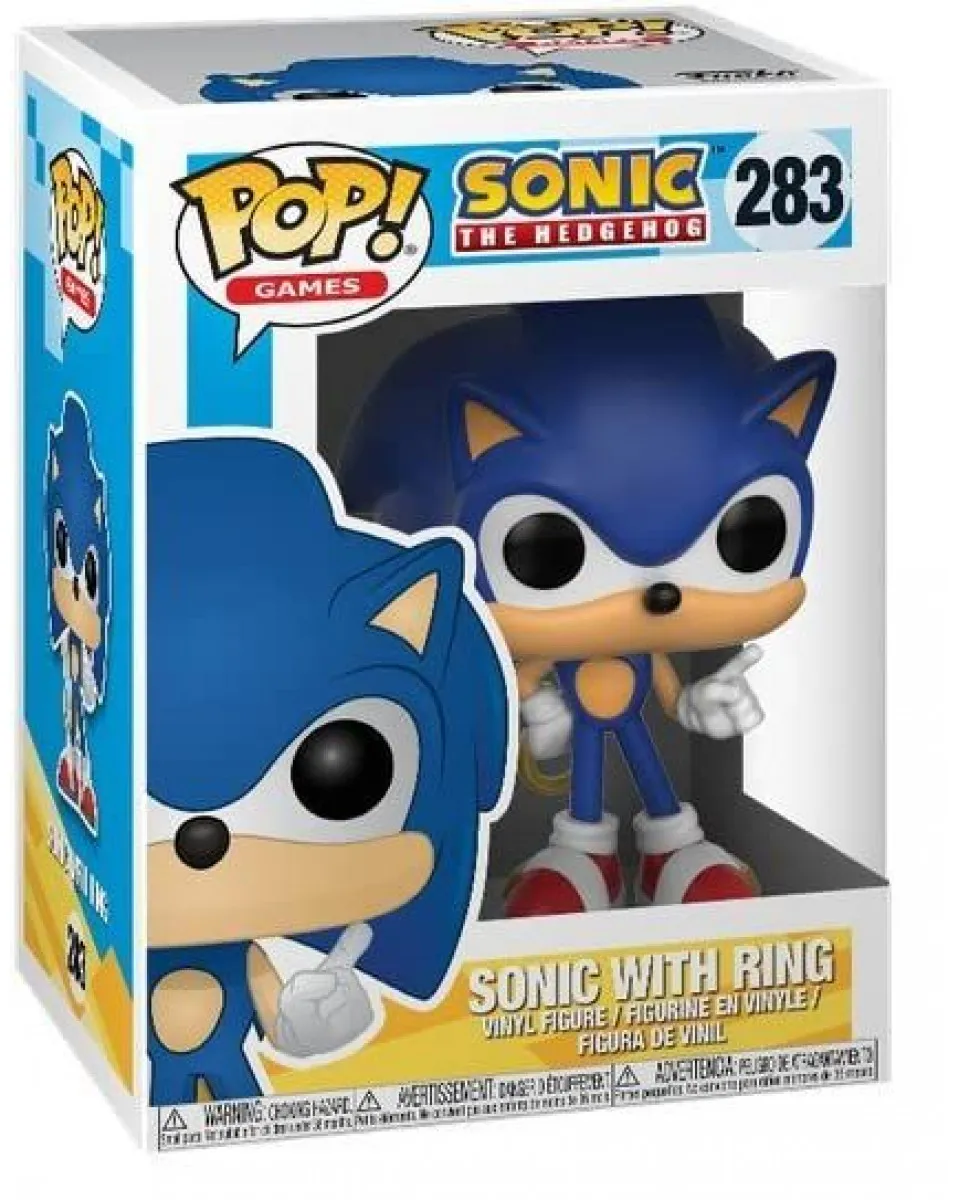 Bobble Figure Games - Sonic the Hedgehog POP! - Sonic with Ring 