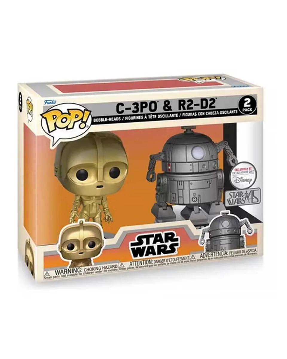 Bobble Figure Star Wars 2-Pack POP! C-3PO & R2-D2 