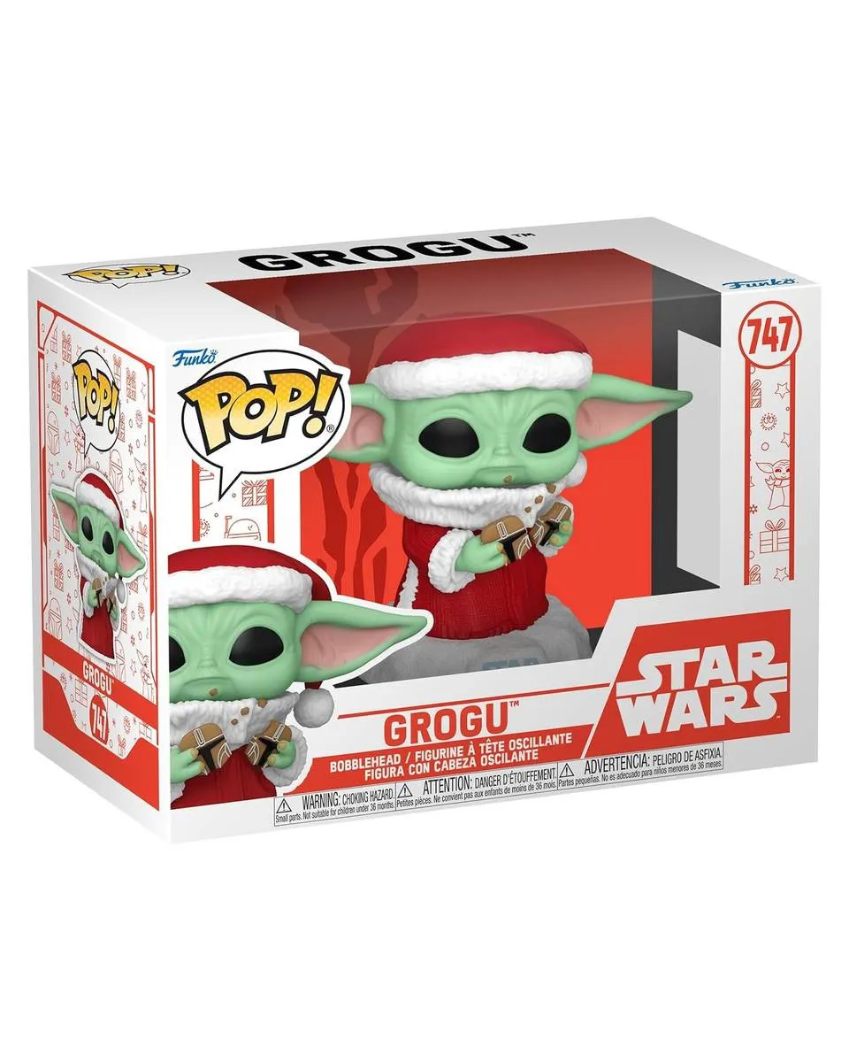 Bobble Figure Star Wars Holiday POP! - Grogu #747 