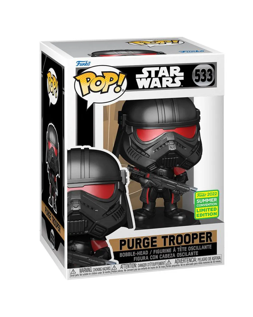 Bobble Figure Star Wars Obi-Wan POP! - Purge Trooper - Summer Convention Edition 
