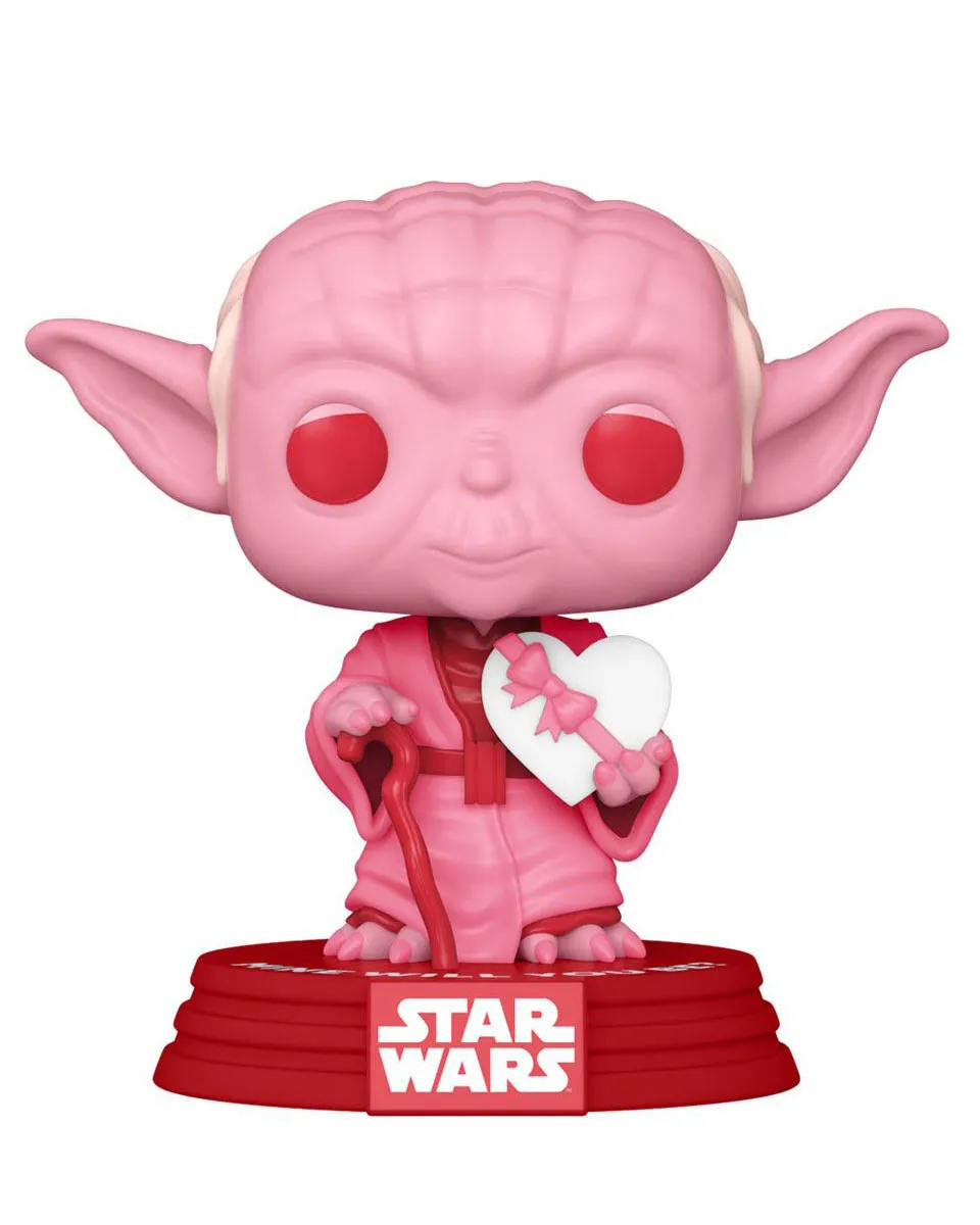 Bobble Figure Star Wars Valentines POP! - Yoda with Heart 