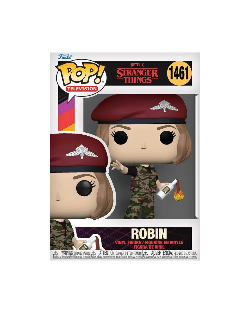 Bobble Figure Television - Stranger Things POP! - Hunter Robin (with Coctail) 
