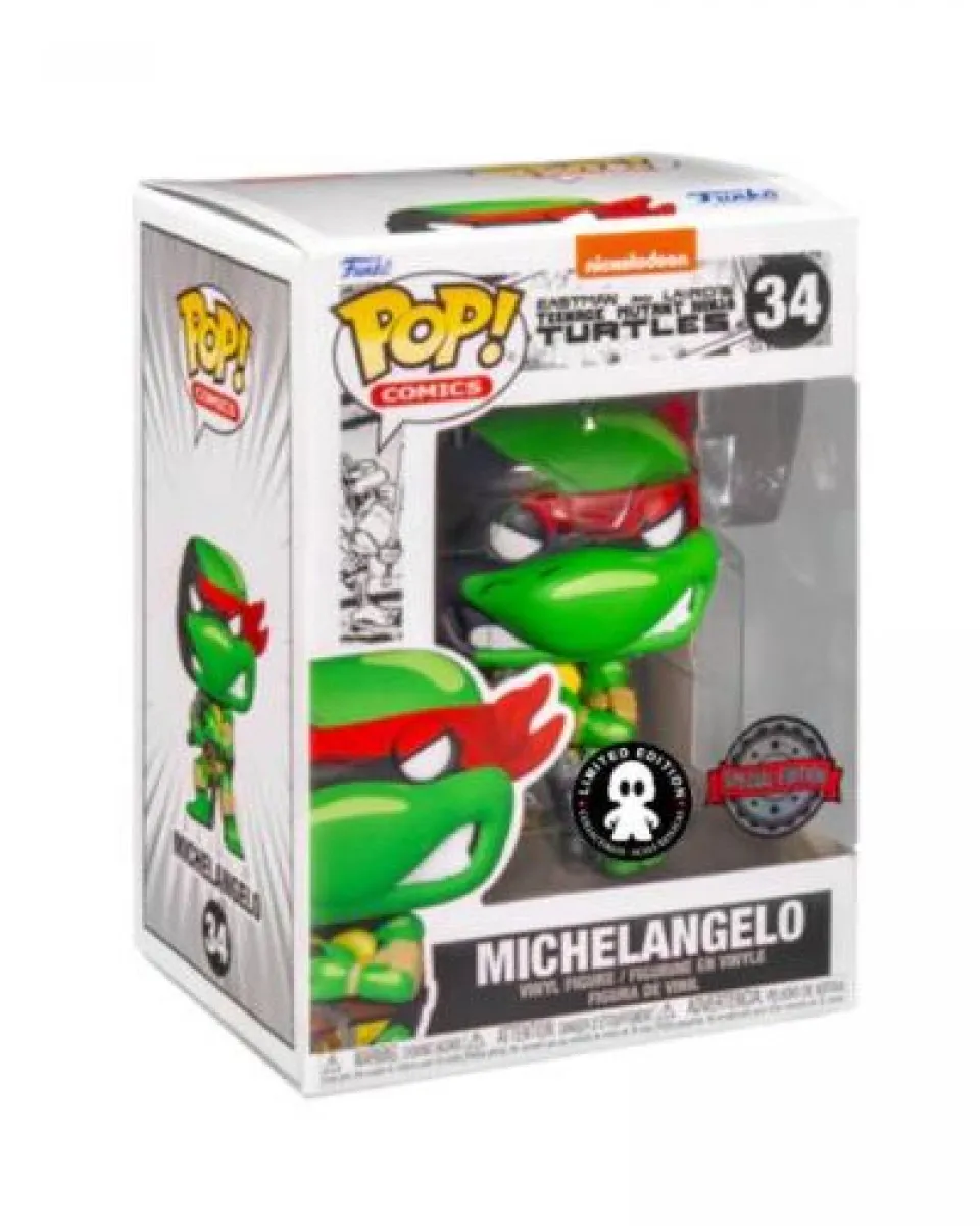 Bobble Figure TMNT Comics POP! - Michelangelo - PX Previews Exclusive 