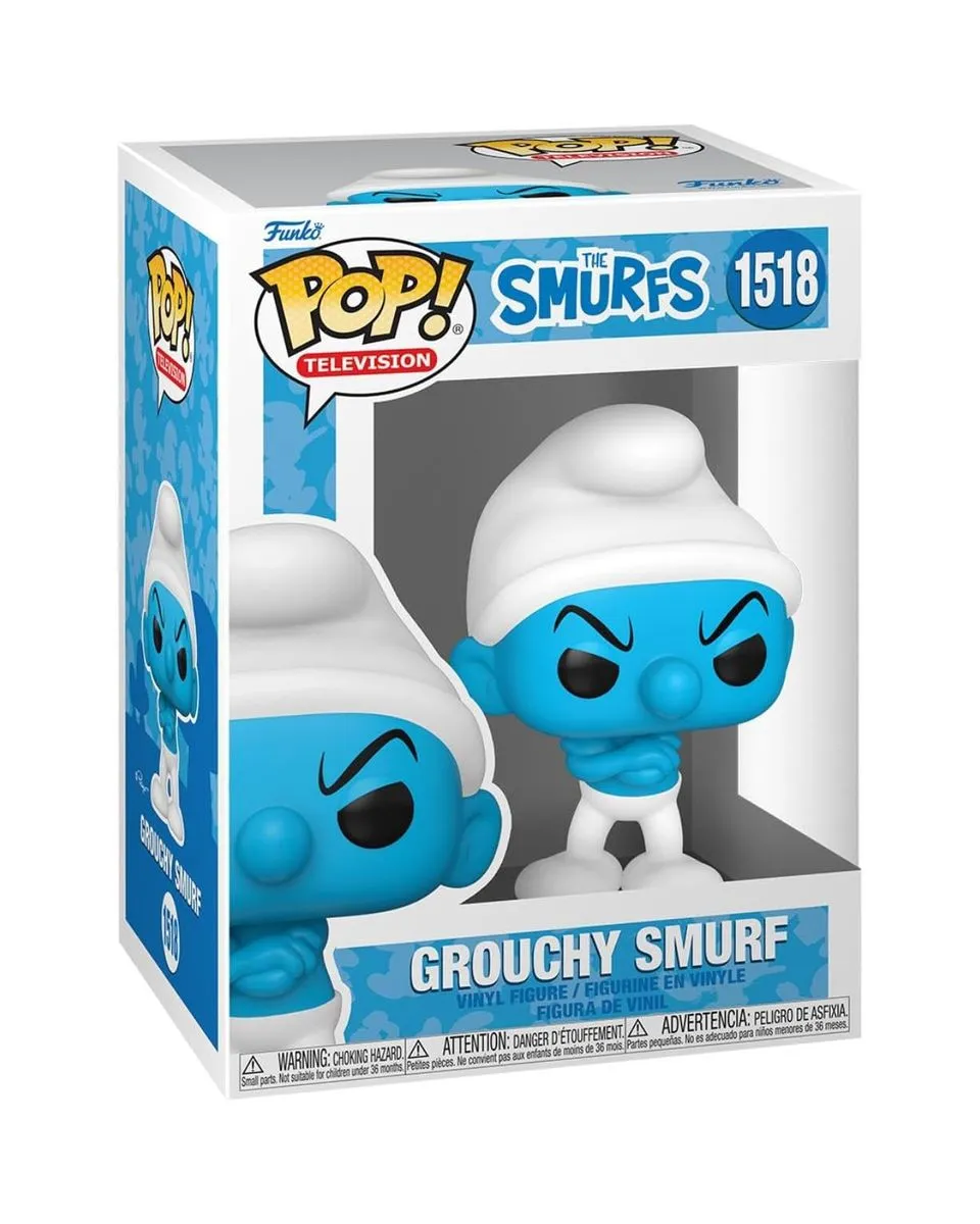 Bobble Figure Television - The Smurfs POP! - Grouchy Smurf 