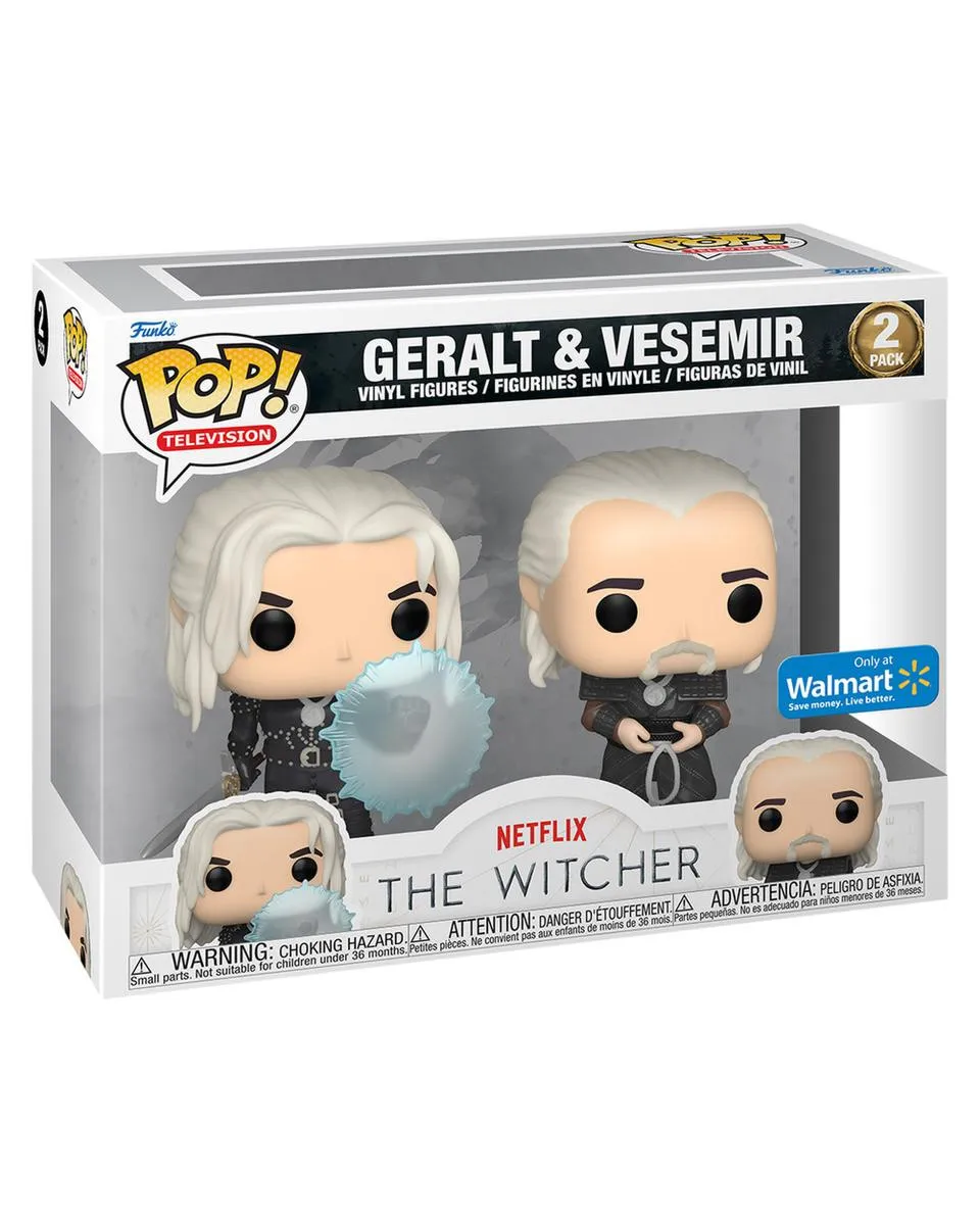 Bobble Figure Television - The Witcher POP! - Geralt & Vesemir 2-Pack 