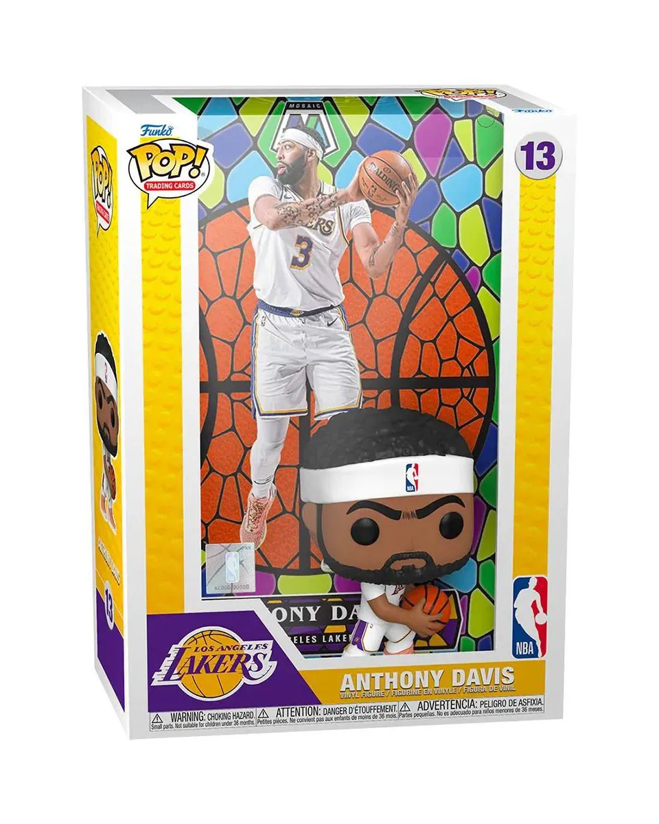 Bobble Figure Basketball NBA - LA Lakers POP! Trading Cards - Antony Davis (Mosaic) 