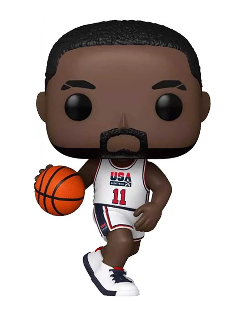 Bobble Figure USA Basketball POP! - Karl Malone - White - Special Edition 
