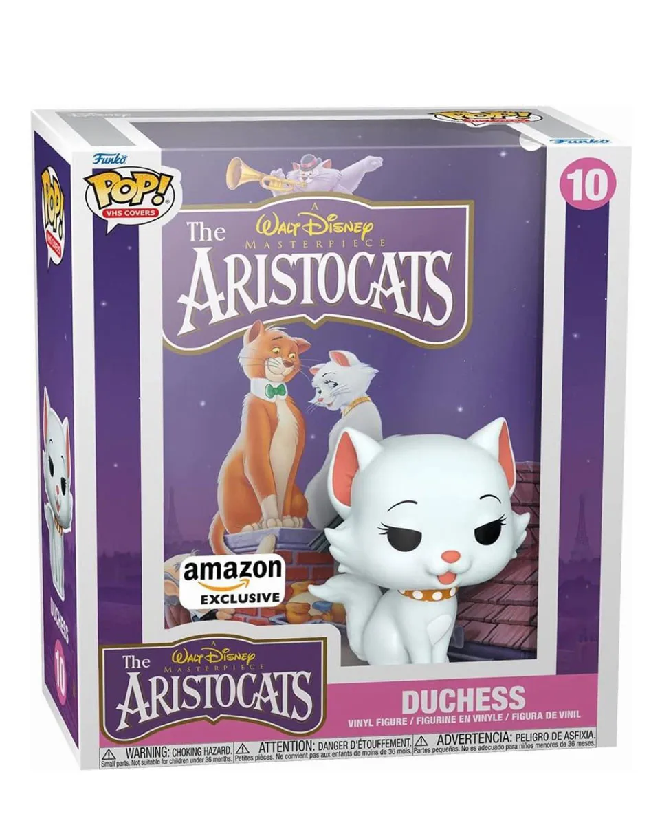Bobble Figure VHS Covers Disney POP! - The Aristocats - Duchess - Amazon Exclusive 