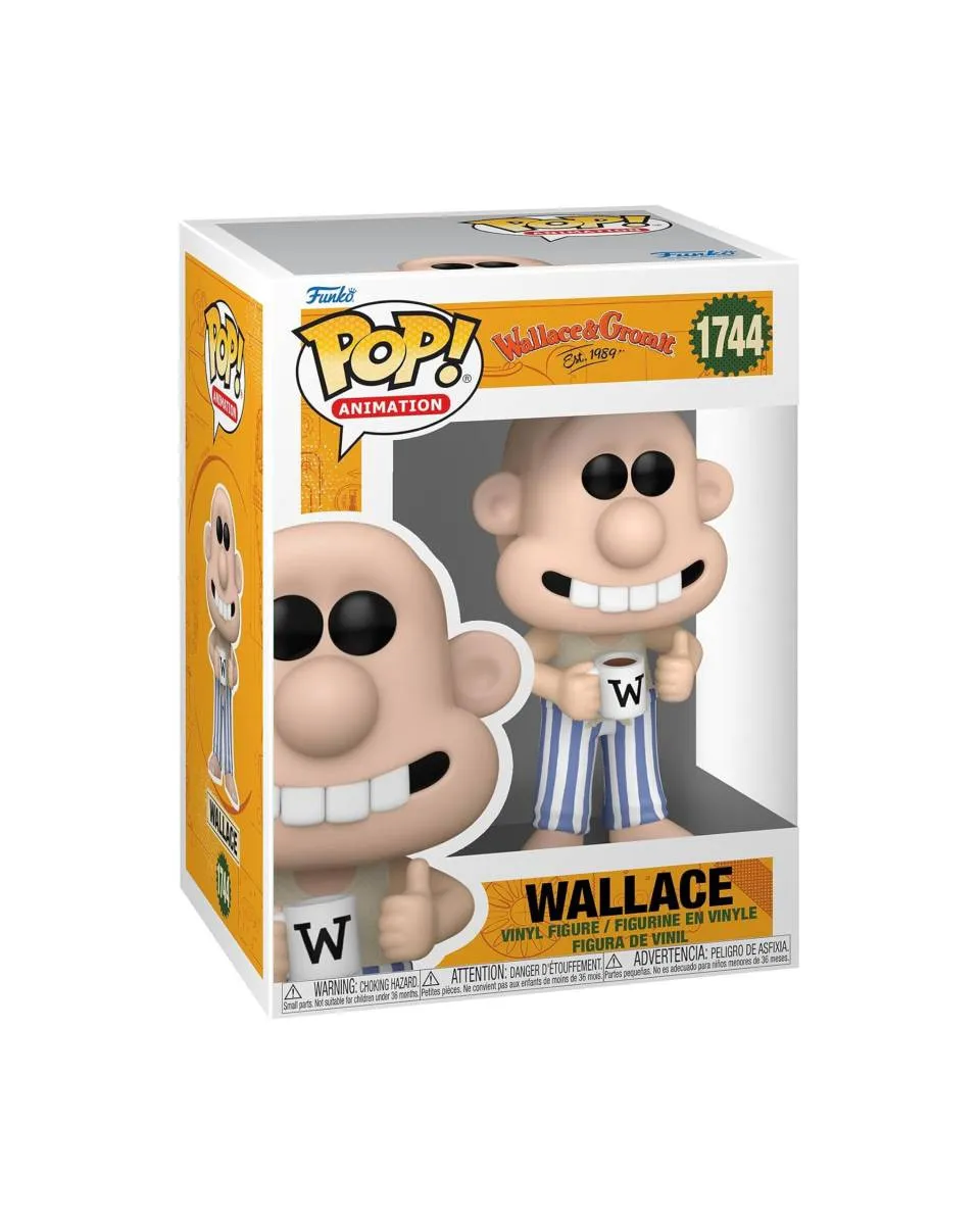 Bobble Figure Wallace & Gromit POP! - Wallace In Pajamas 