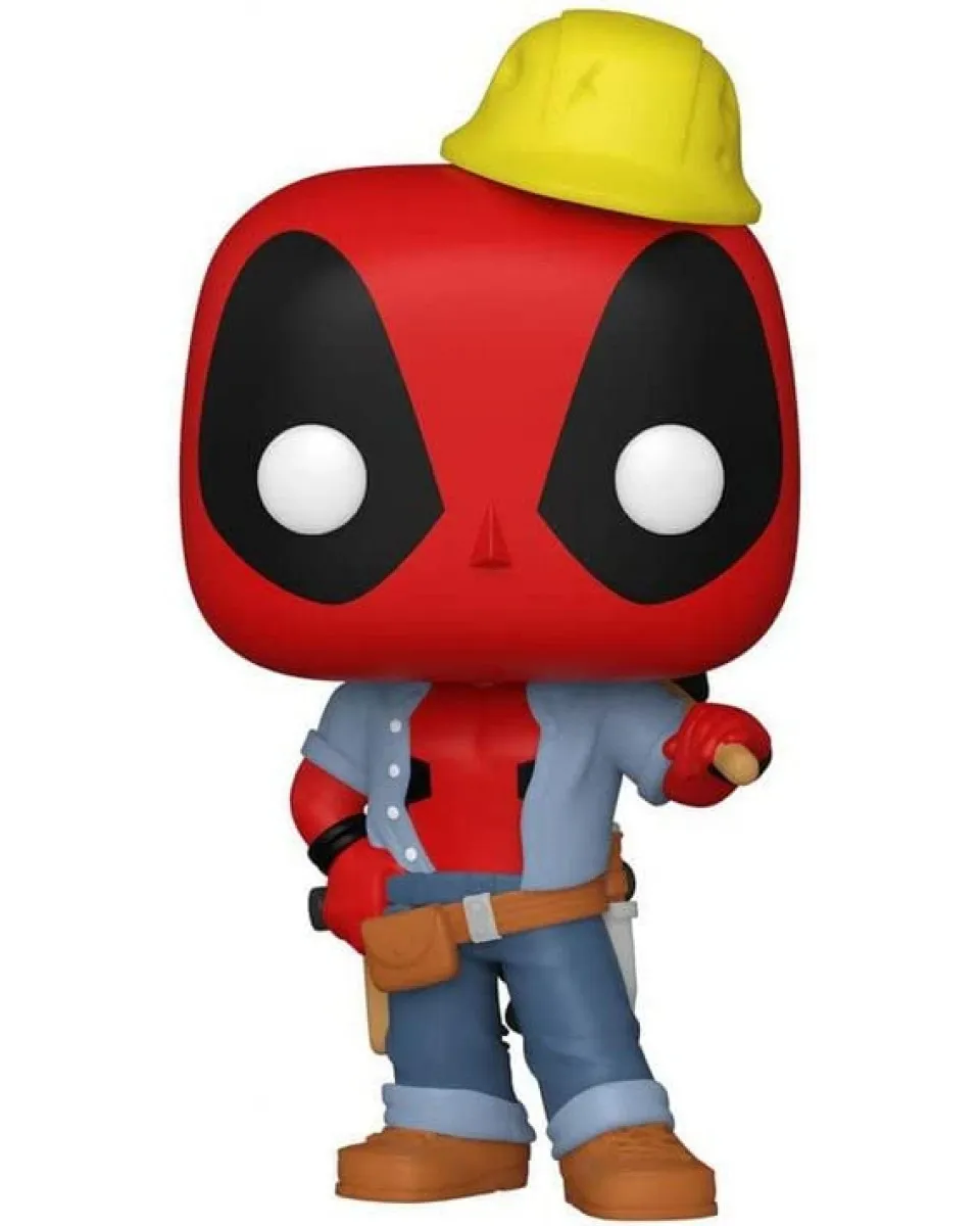 Bobble Figure Marvel POP! - Construction Worker Deadpool - Special Edition 